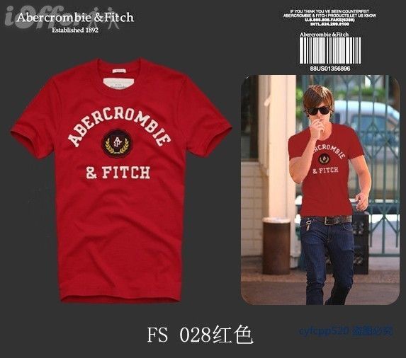Abercombrie e Fitch Camisas Masculinas.